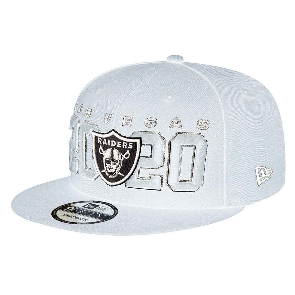 Official New Era Las Vegas Raiders NFL Team Colour White 9FIFTY