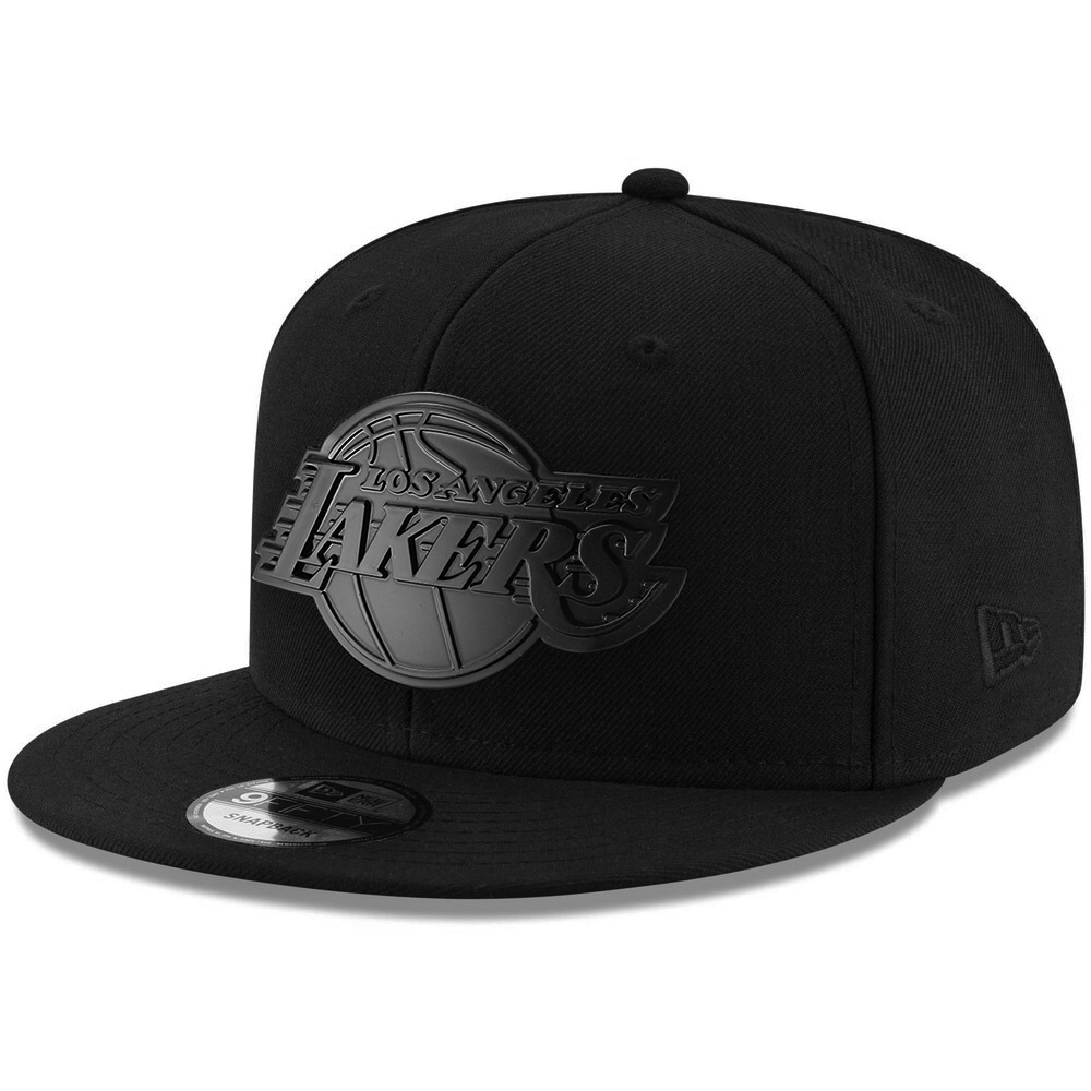 New Era 9FIFTY Los Angeles Lakers Team Fire Snapback Hat Black